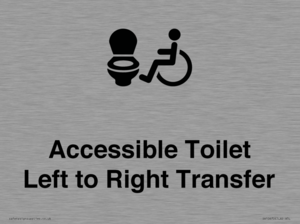 Accessible Toilet with Left to Right Transfer